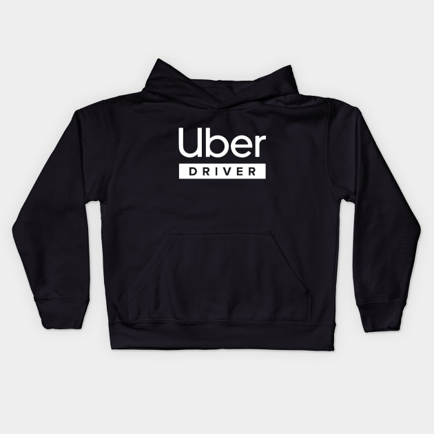 Uber driver Kids Hoodie by KidzyAtrt